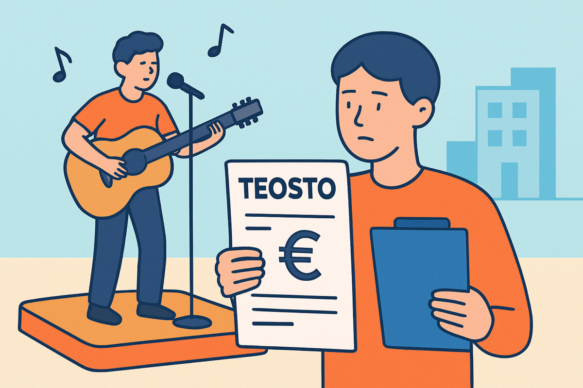 Teosto-korvaukset tapahtumassa – kenen vastuulla